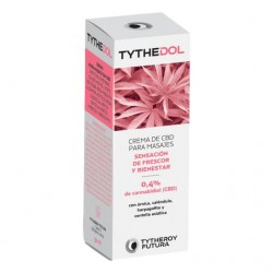 Tythedol Crema de CBD para Masajes 0.4% de Cannabidiol, 50 ml