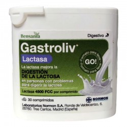 Gastroliv Lactasa 4500FCC, 30 Comprimidos