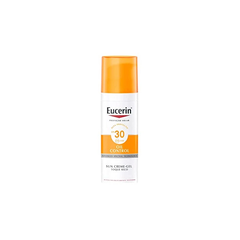 florero Oral Mayo Eucerin Oil Control Fotoprotector Gel-Crema Dry Touch SPF 30+, 50 ml