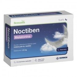 Noctiben Melatonina 1.9 mg, 30 Comprimidos Masticables