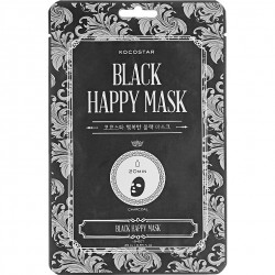 Kocostar Black Happy Mask Mascarilla Coreana Carbón, 1 ud