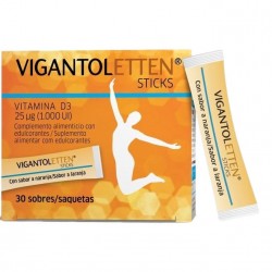 Vigantoletten Sticks Vitamina D3, 30 Sobres