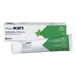 Fluor Kin Anticaries Pasta Dentifrica Menta Fresca, 125 ml