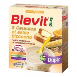 Duplo Blevit Plus 8 Cereales Bizcocho y Naranja, 600 g