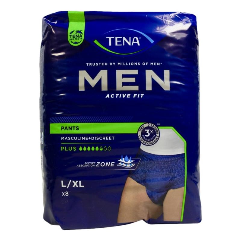 Tena Men Pants Active Fit Talla L/XL, 8 uds