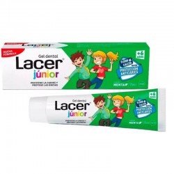 Lacer Junior Gel Dental Sabor Menta, 75 ml