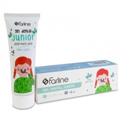 Farline Junior Gel Dental Infantil Menta, 75 ml