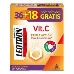 Leotron Vitamina C, 36 comprimidos + 18 Regalo