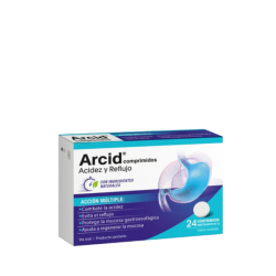 Arcid 24 Comprimidos Masticables Sabor Naranja