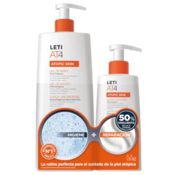 Pack LETI AT4 Gel de Baño 750 ml + Leche corporal 250 ml