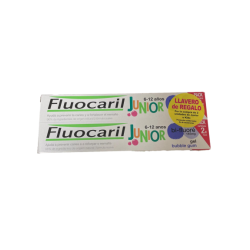 Fluocaril Junior Gel Bubble, Pack 75 ml + 75 ml