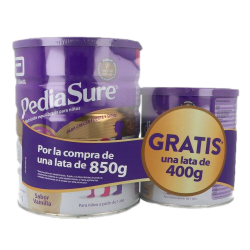 Pediasure Polvo Sabor Vainilla 850 gr + regalo 400 gr