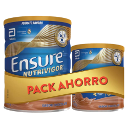 Pack Ahorro Ensure Nutrivigor Chocolate, 850 g + 400g