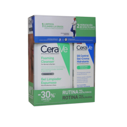 Pack Cerave Foaming Cleanser 473ml + Gel-Crema Oil Control 52ml