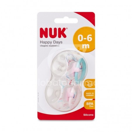 CHUPETE LATEX ANATOMICO NUK COL 2020 0 - 6 MESES 1 UNIDAD CON CAJA  PORTACHUPETES - Farmacia Mateo Hinojal