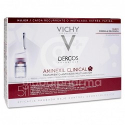 Vichy Dercos Aminexil Clinical 5  Mujer, 21 Monodosis
