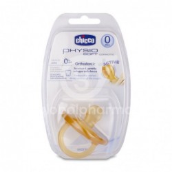 Chicco Chupete Physio Soft Gommotto Orthodontic Látex 0-6m, 1 ud