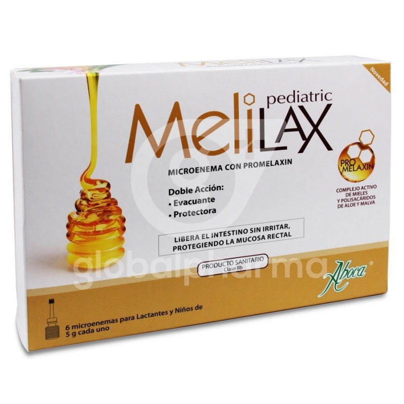 Melilax 6 Microenemas 10gr con Promelaxin Adultos y Adolescentes