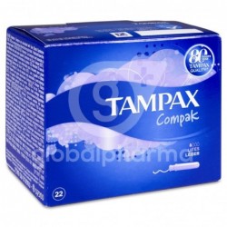 Tampax Compak Lites, 22 Unidades