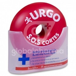 Urgo Adhesivo SOS Cortes, 3m x 2,50cm