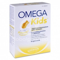 OmegaKids Gummies Masticables, 54 Unidades