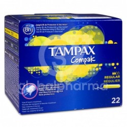 Tampax Compak Regular, 20 uds