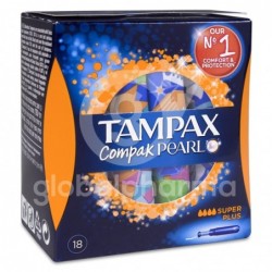 Tampax Compak Pearl Super Plus, 16 Unidades