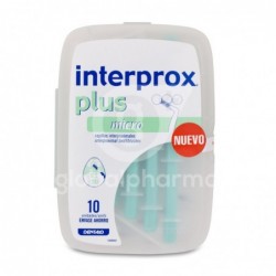 Interprox Cepillo Dental Interproximal Plus Micro Envase Ahorro 10 U