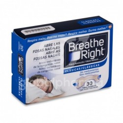 Breathe Right Tira Adhesiva Nasal Color Talla Grande, 30 uds