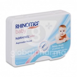 Rhinomer Narhinel Confort Aspirador Nasal, 1 ud + 2 recambios