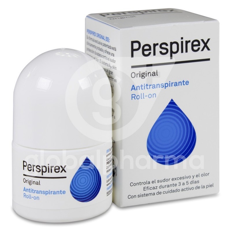 Perspirex ®, Strong, Desodorante Antitranspirante Axilas Roll On con  Elevada Eficacia y Efectividad Anti Sudor hasta 5 días, Para Personas que  Sufren de Sudoración Severa