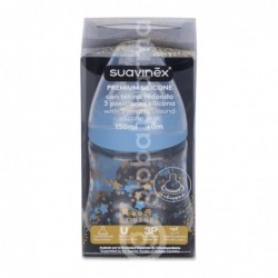 Suavinex Biberón Premium Silicona, 150 ml