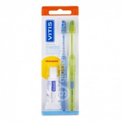 Oral-B Pulsar Expert - Cepillo de dientes con batería limpia, mediano, 2  unidades