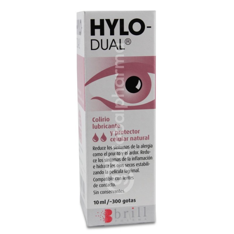 Hylo Dual colirio estabiliza la película lacrimal aliviando el picor y ardor