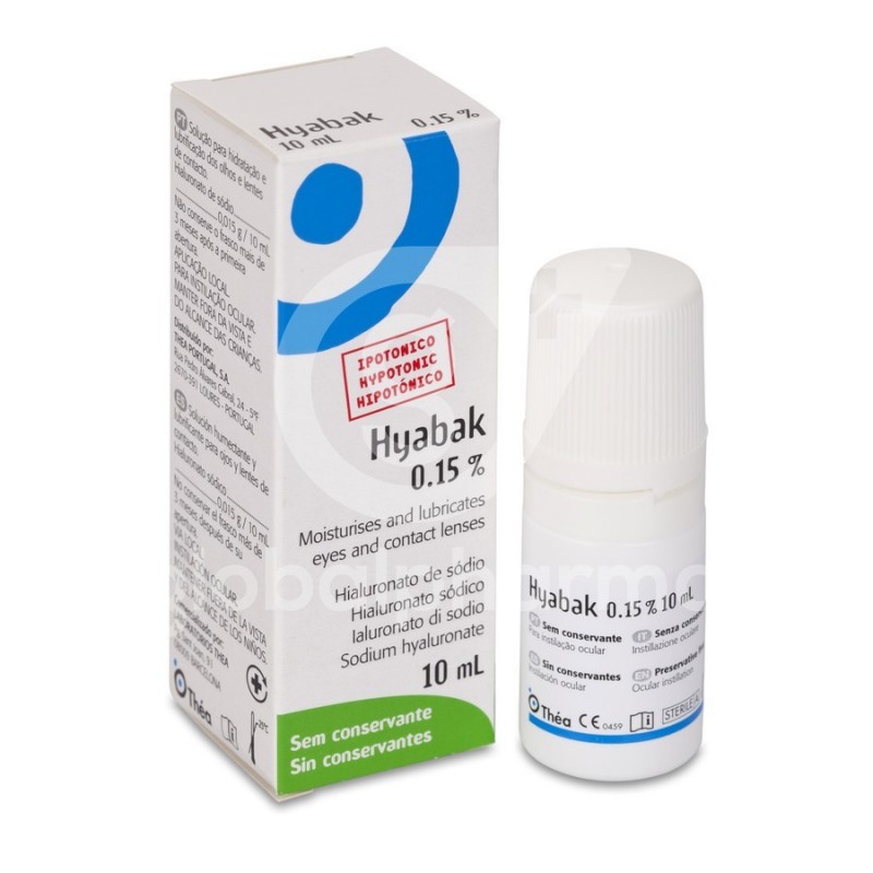 Hyabak Solución oftálmica 10 ml Colirio