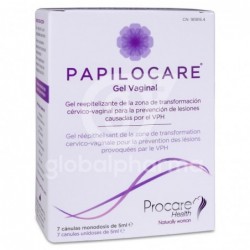 Papilocare Gel Vaginal Cánulas, 7 x 5 ml