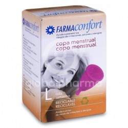 Farmaconfort Copa Menstrual, Tamaño L, 1 Unidad