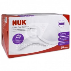 Nuk DryComfort Discos Protectores Ultra, 60 Unidades
