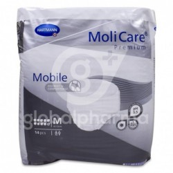 Molicare Premium Mobile 10 Drops Talla M, 14 Unidades