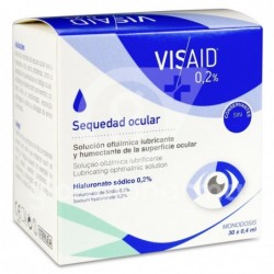Visaid 0,2% Gotas Oculares Monodosis, 30 x 0,4 ml