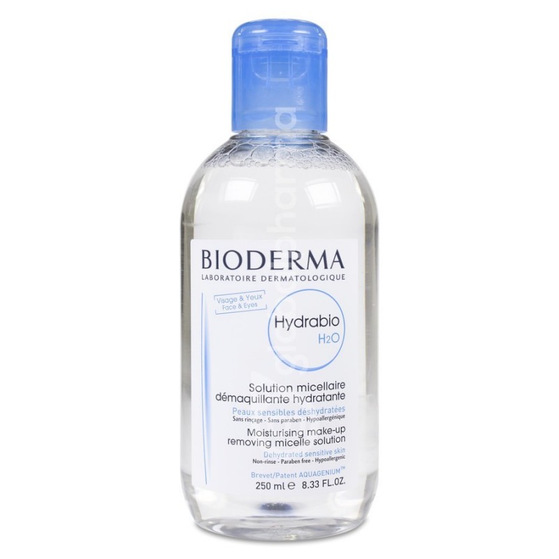 Bioderma Hydrabio H2O Agua Micelar Piel Deshidratada, 250 ml