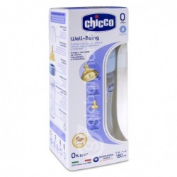 Chicco Biberón Azul +0m, 150 ml