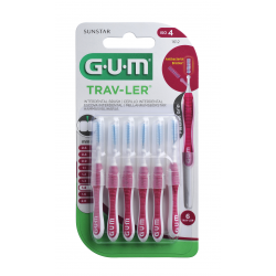 GUM Trav-Ler Cepillos Interdentales 1,4 mm, 6 Unidades