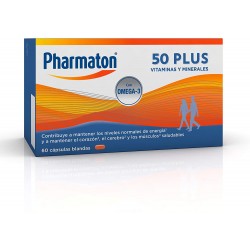 Pharmaton 50 Plus, 60 Cápsulas