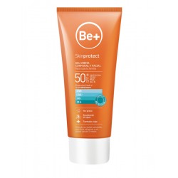 Be+ Skinprotect Gel Crema Corporal y facial SPF 50, 200 ml