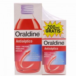 Oraldine Antiséptico 400 ml + 200 ml de Regalo